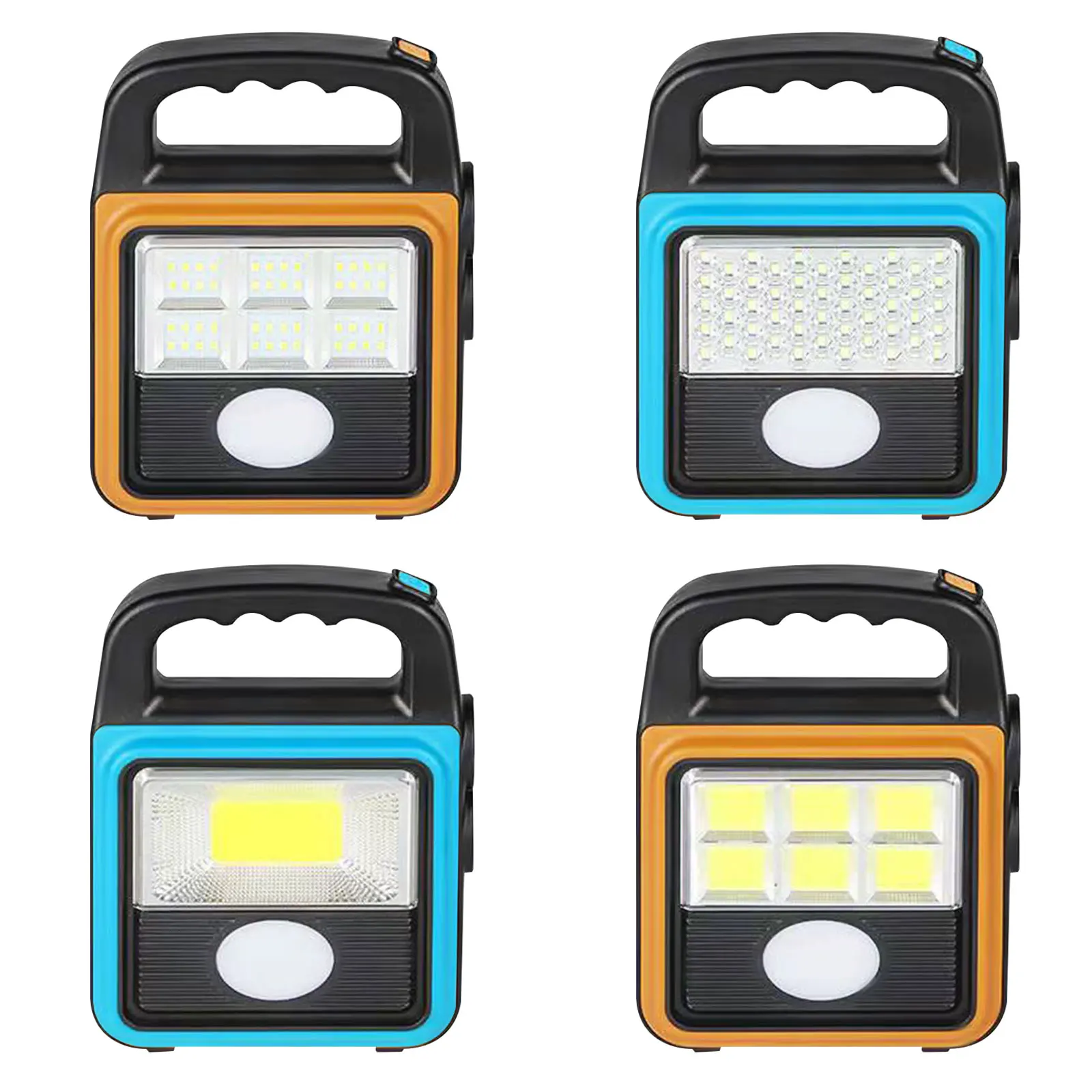 LED Camping Lights - 3 Light Modes Outdoor Solar & USB Rechargeable Lamps