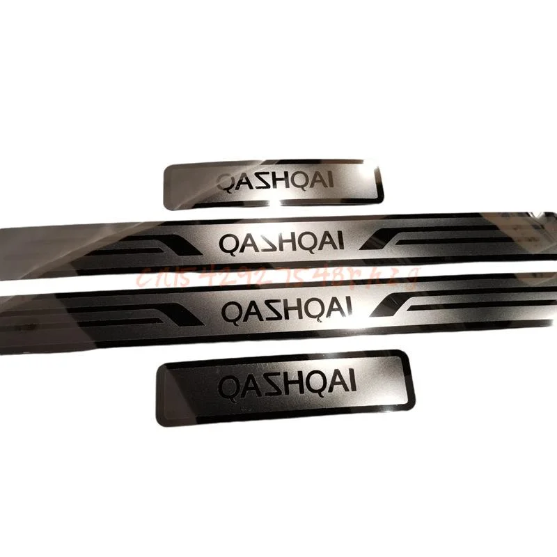 

Для Nissan Qashqai 2008-2021, Аксессуары для автомобилей, устойчивая к царапинам отделочная панель для порога двери, накладки, педаль, пороги автомобиля