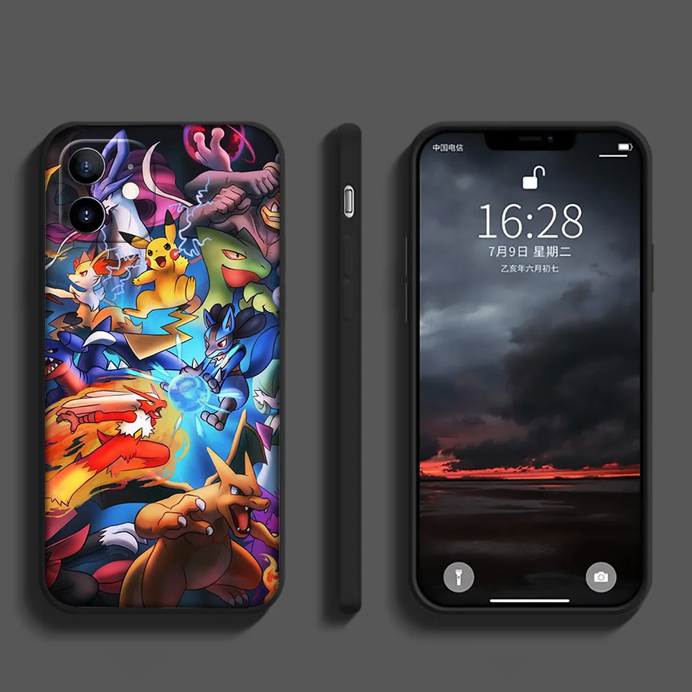 F-132 P-Pokemons GO Gengar P-Pikachus чехол для Samsung Galaxy A01 A02 A03 A03S A10 A10S A20S A30 A30S A50 A50S A70 M30 M30S M02