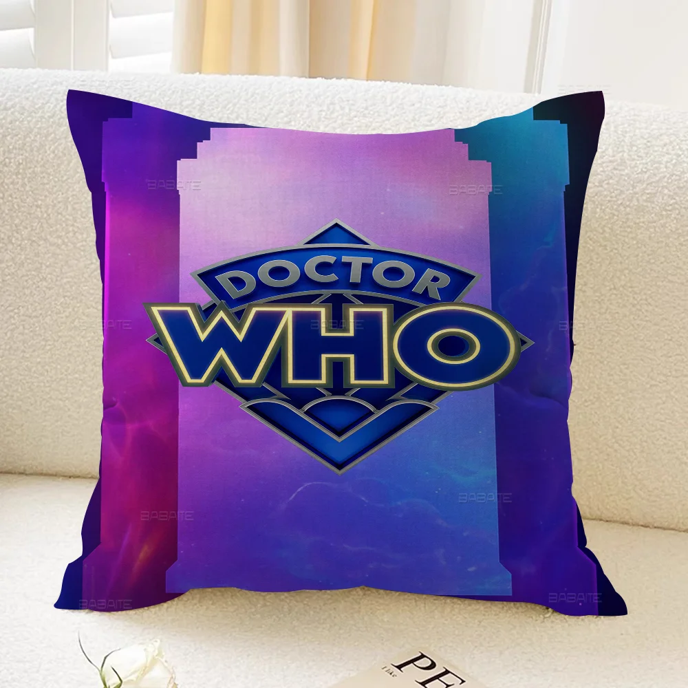 Чехлы на подушки D-Doctor Who с мультяшным диваном декоративные домашние двусторонние