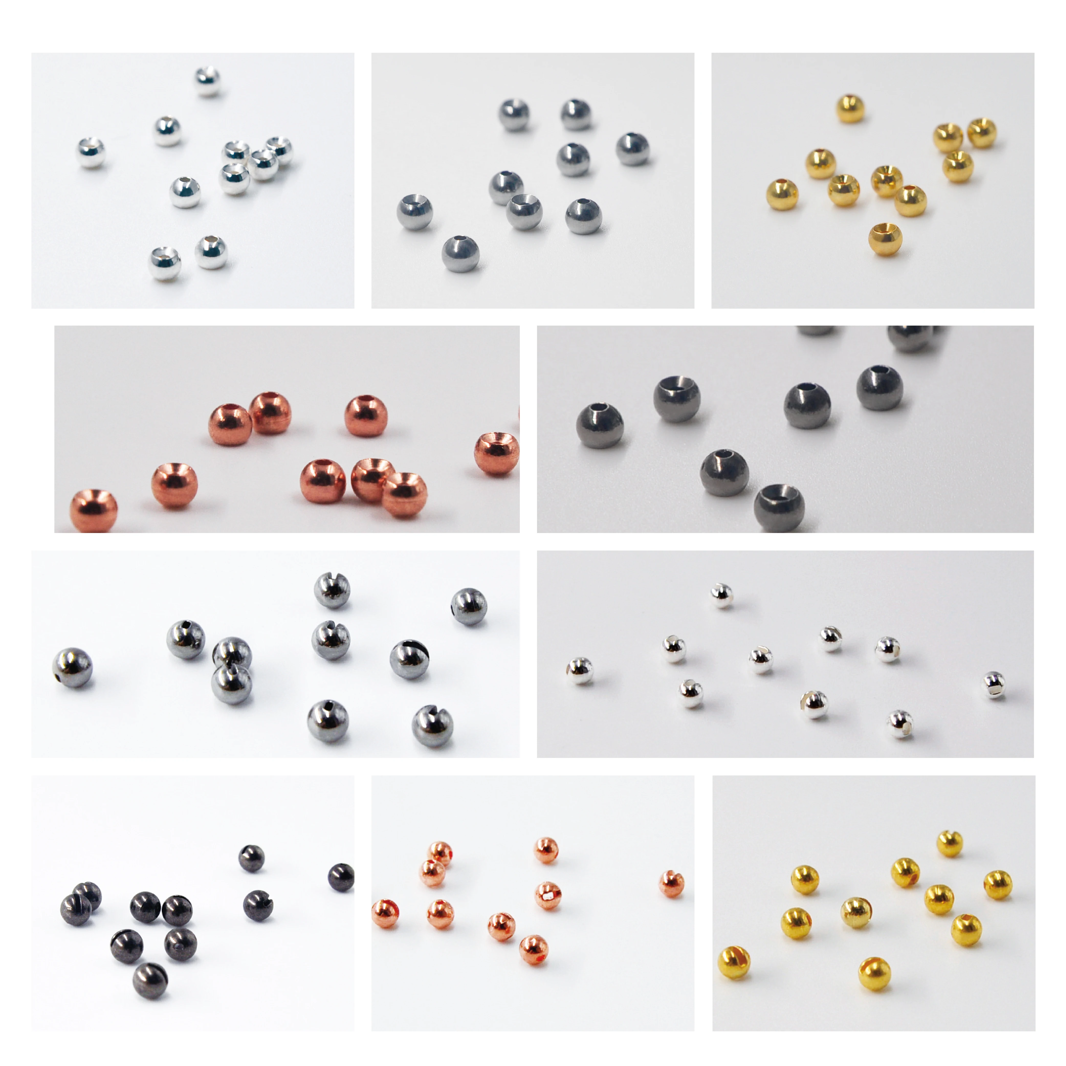 EliteTG 100 шт 1.5-3.5mm вольфрам головка - сырец муха сплав бисер спальный лотос ловильный
