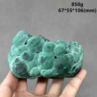 new big 850g natural congo green malachite mineral specimen rough stone quartz stones and crystals healing