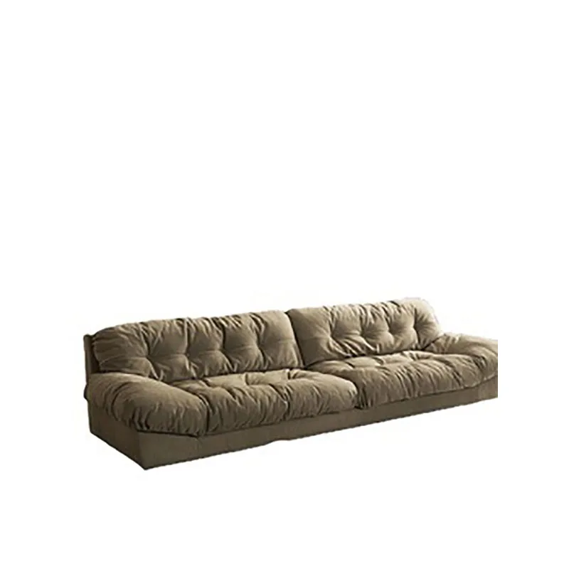 

Роскошное легкое прямое сиденье от пола до потолка, глубокий и широкий подлокотник, высококачественный итальянский кожаный диван