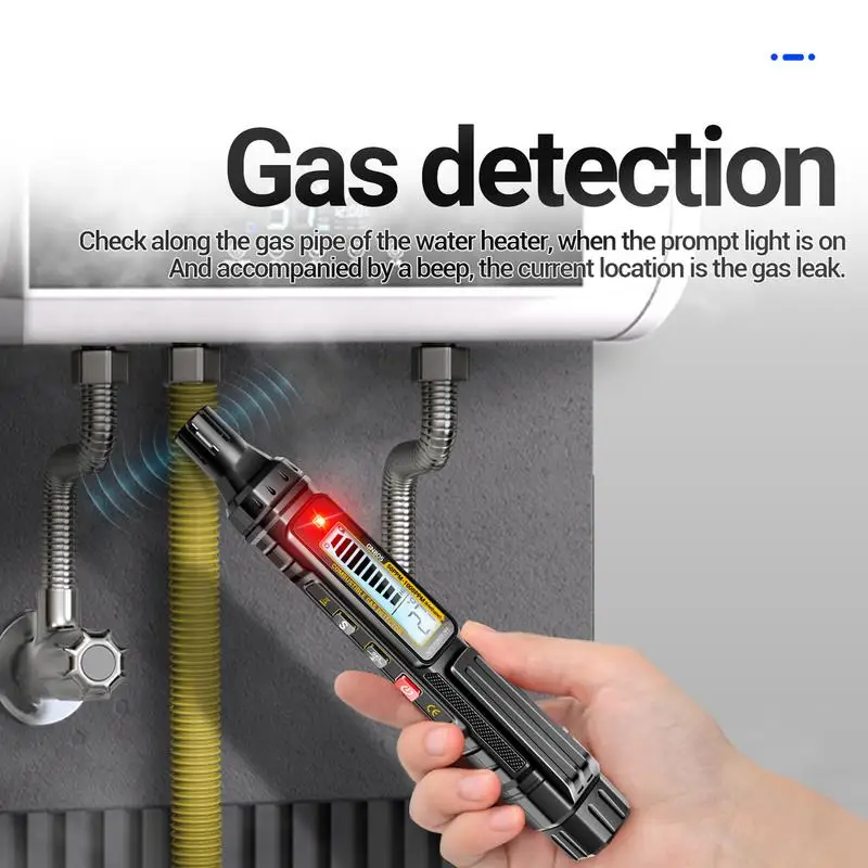 Детектор утечки воздуха для дома датчик горючего со звуковой и визуальной