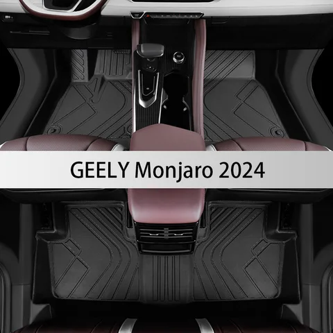 Автомобильные коврики из ТПЭ под заказ для GEELY Monjaro 2024, водонепроницаемый коврик, автомобильные аксессуары для интерьера
