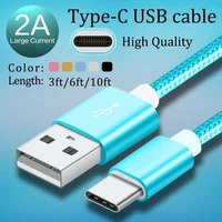 2 4a usb type c charger phone cable for redmi note 11 10 9 pro samsung s21 s20 fe s10 s9 plus data sync fast charging cable