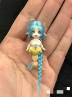 5cm mini mermaid doll hair custom hair mini BJD doll hair