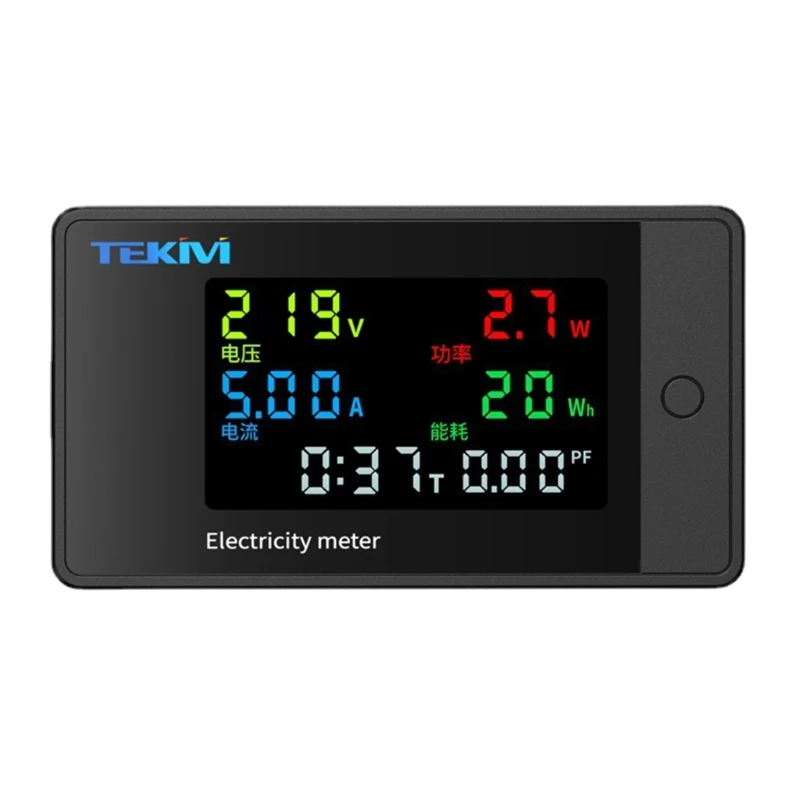 

Измеритель напряжения переменного тока Амперметр-панельный измеритель электроэнергии ЖК цифровой вольтметр Амперметр мультиметр измерит...