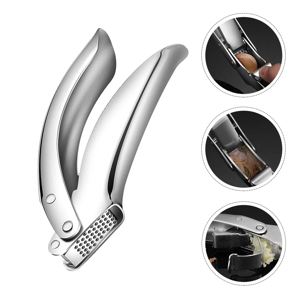 

Garlic Press Rocker Hand Blenders Scraper Tool Garlic Crusher Mincer Garlic Mincer Garlic Crusher Tool Fruit Peeler