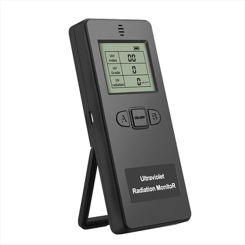 Цифровой детектор УФ-излучения дозиметр с индикатором температуры для дома и