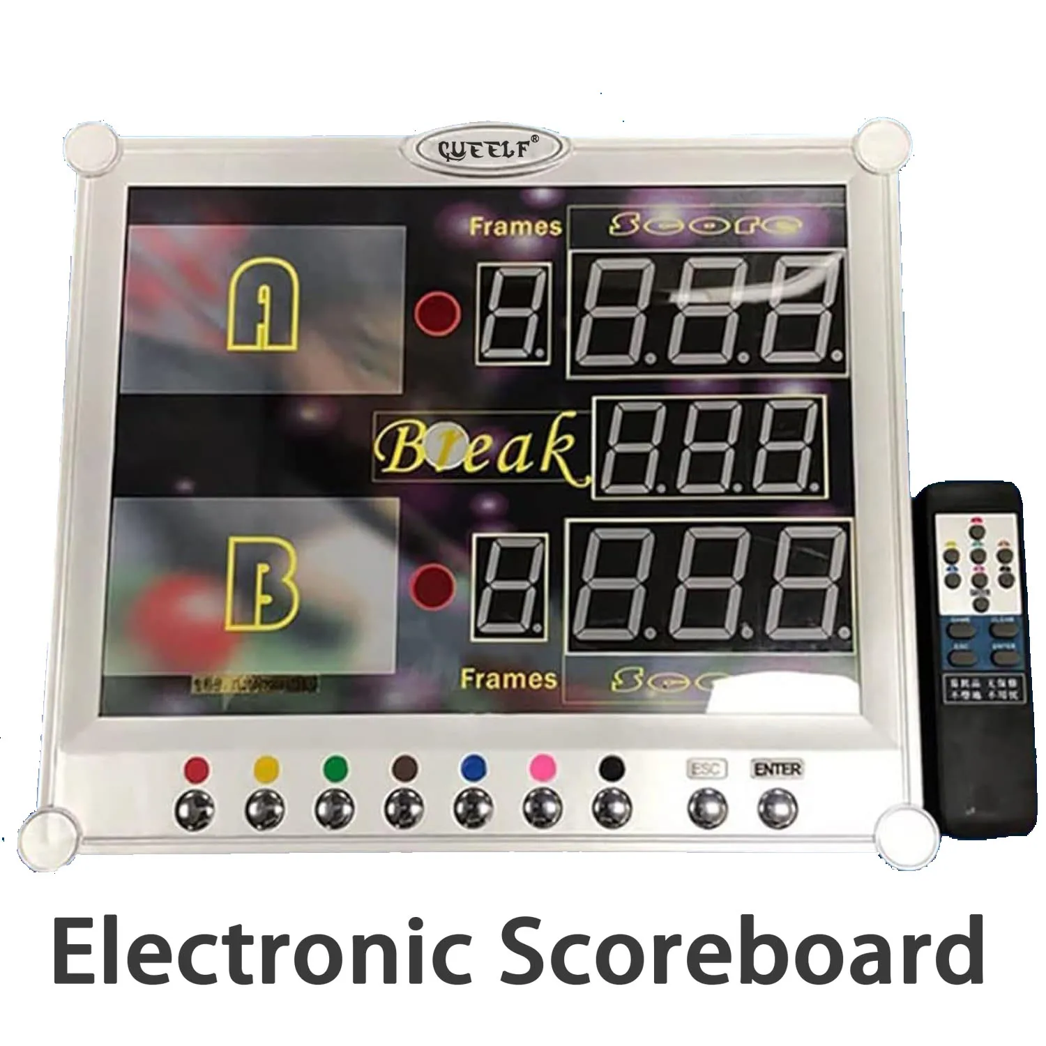 Бильярдные аксессуары Электронное табло для снукера Светодиодный цифровой