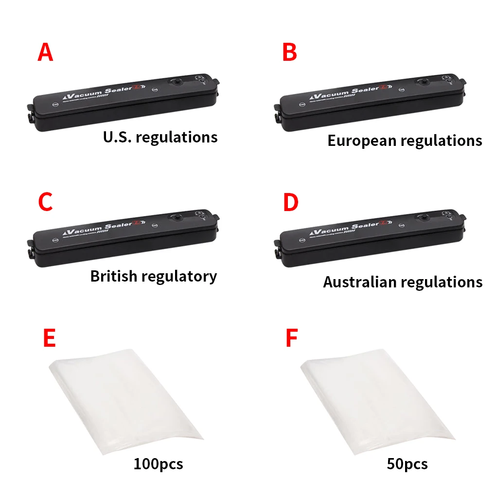 

Sealing Bags Portable Food Storage Bag Kitchen Vacuum Packaging Container 17x25cm 100pcs