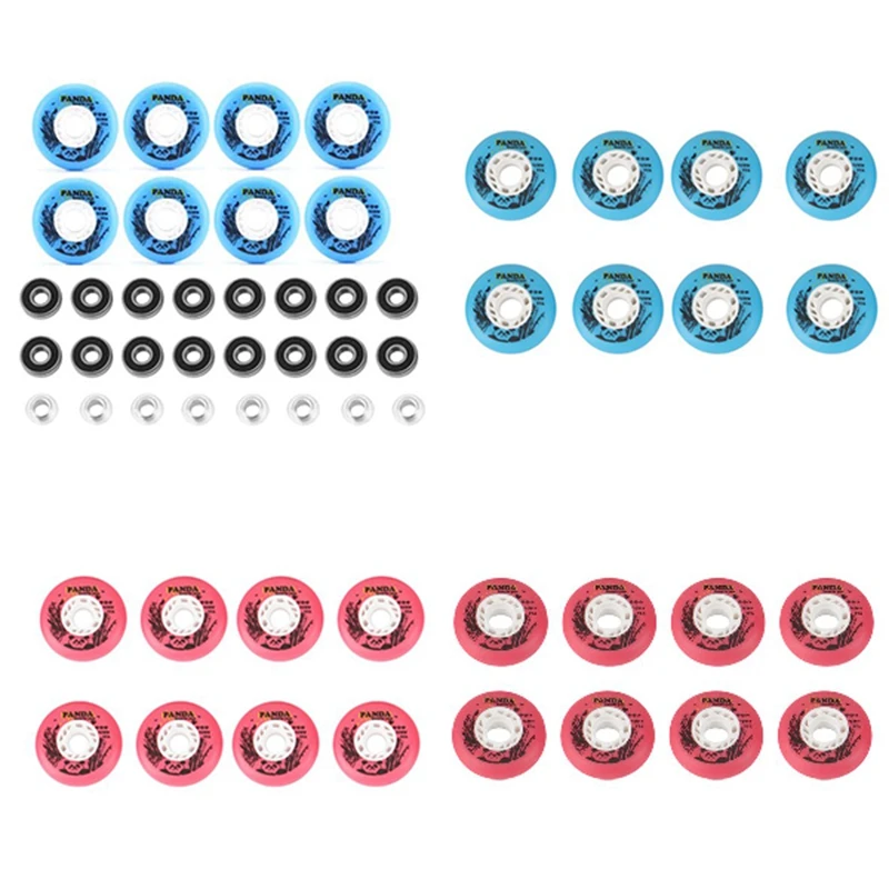 

Freestyle 8Pcs Roller Skating Wheels 88A Roda Inline Roller Skate Wheel Street Invaders Skating Wheel