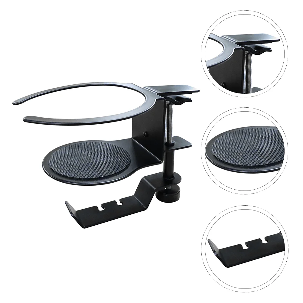 

1PC Aluminum Alloy Practical Water Cup Stand Storage Rack for Shop Frame Mounted