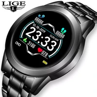 lige 2021 new smart watch men women sports watch led screen waterproof fitness tracker for android ios pedometer smartwatch box