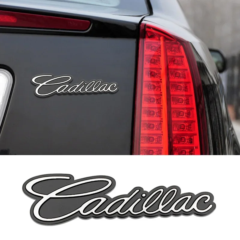 

Автомобильное крыло из сплава, боковая наклейка, эмблема заднего багажника для Cadillac Escalade Deville CTS DTS STS XTS ATS BLS SLS CT5 CT6 XT5 XT6 SRX