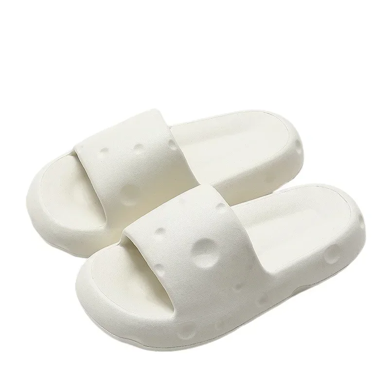 Летние сандалии для пар женские летние шлепанцы сыра на платформе Мягкие