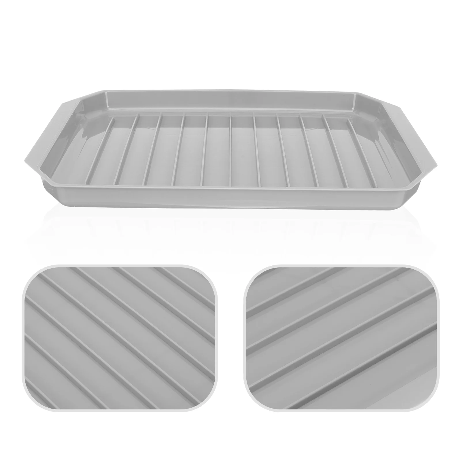 

Bacon Baking Pan Cooking Tray Microwave Baking Rack Microwave Bakeware for Home