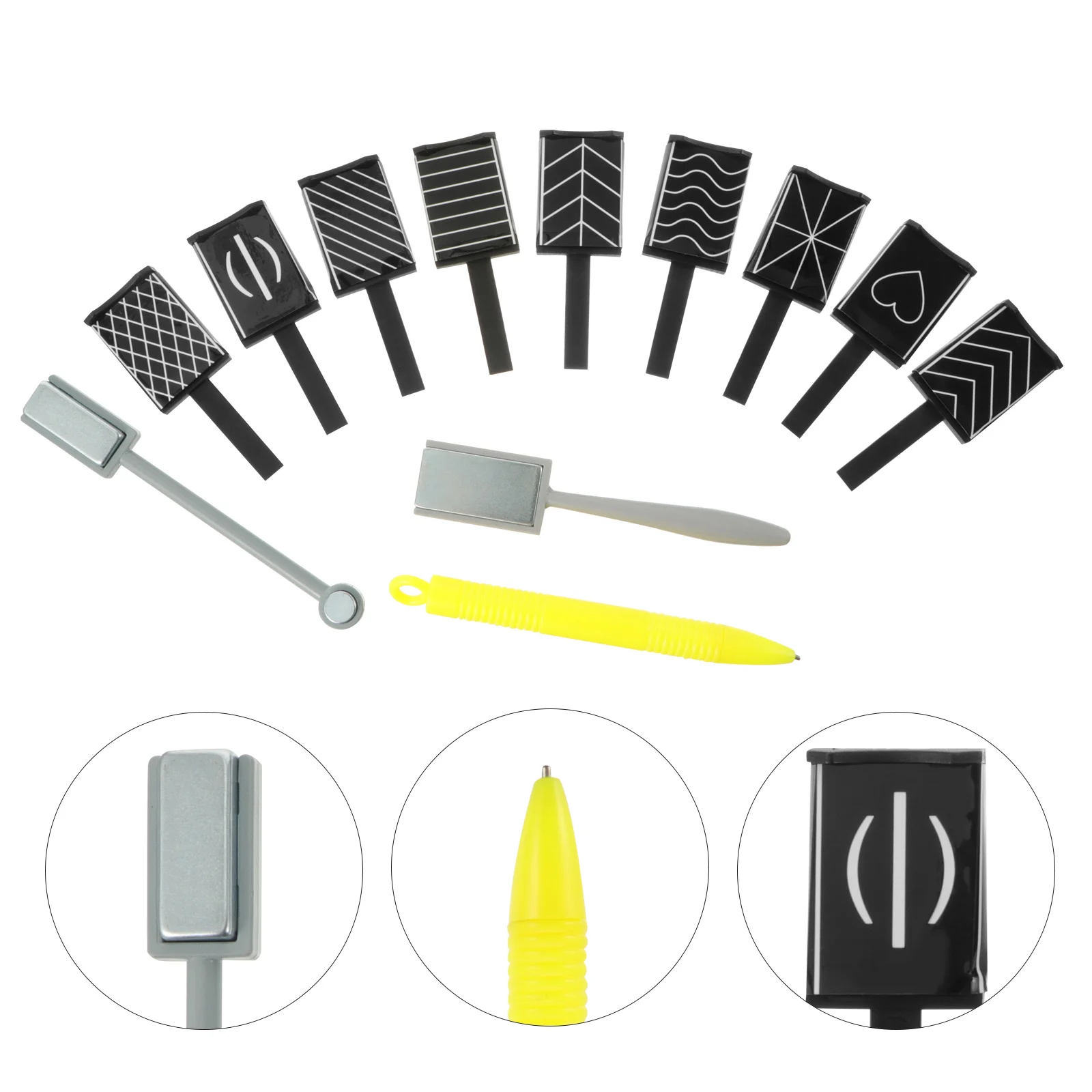 

12 шт., магнитная палочка для ногтей