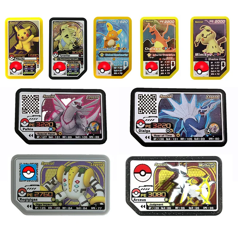 

Anime Pokemon Plus Ao Le Arcade General Special Edition P Card Pikachu Lugia Arceus Out of Print Collection Card Kids Toys Gift
