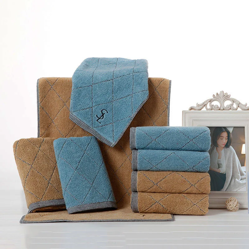 

35*75cm Face Towel Absorbent Pure Hand Face Cleaning Hair Shower Microfiber Towels Bathroom Home Hotel for Adults