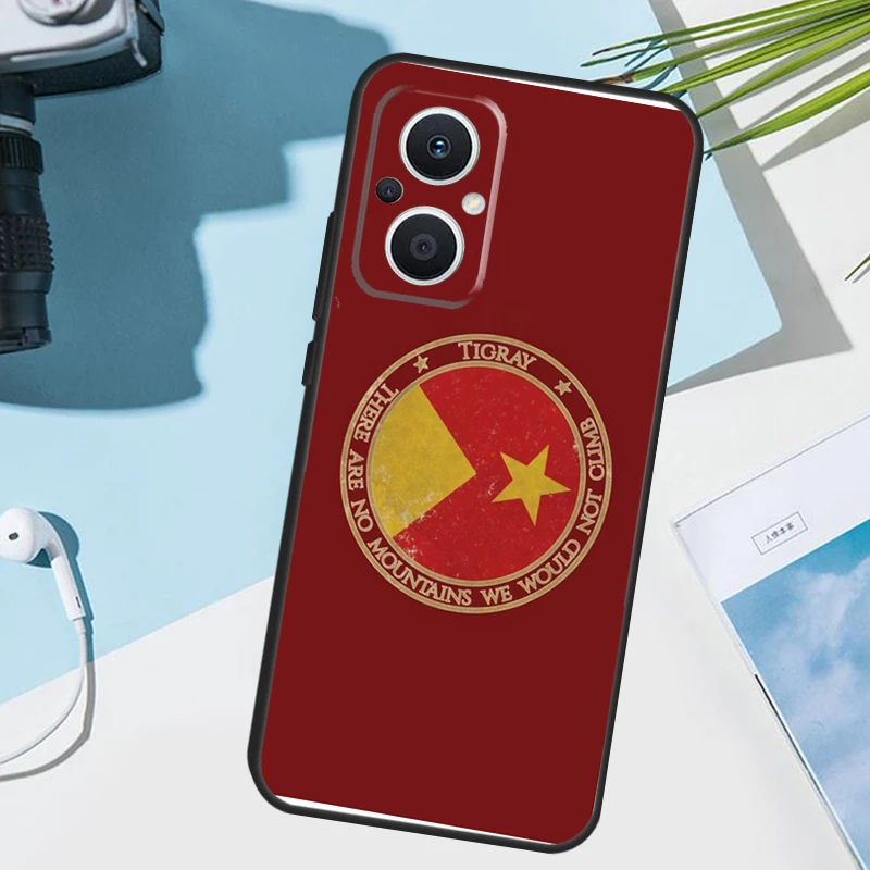 Фото Чехол с флагом Тигрей для OPPO Reno 15 14 F 13F 12F 11F 10 11 12 13 Pro 7 8 Lite, OPPO Find X9 X6 X8 Pro №3