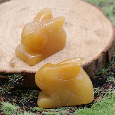 Набор из 5 фигур животных из розового кварца и аметиста