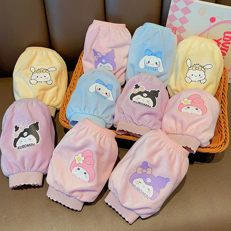 Sanrio Hello Kitty детские рукава-манжеты Kuromi Cinnamoroll плюшевые рукава непромокаемая