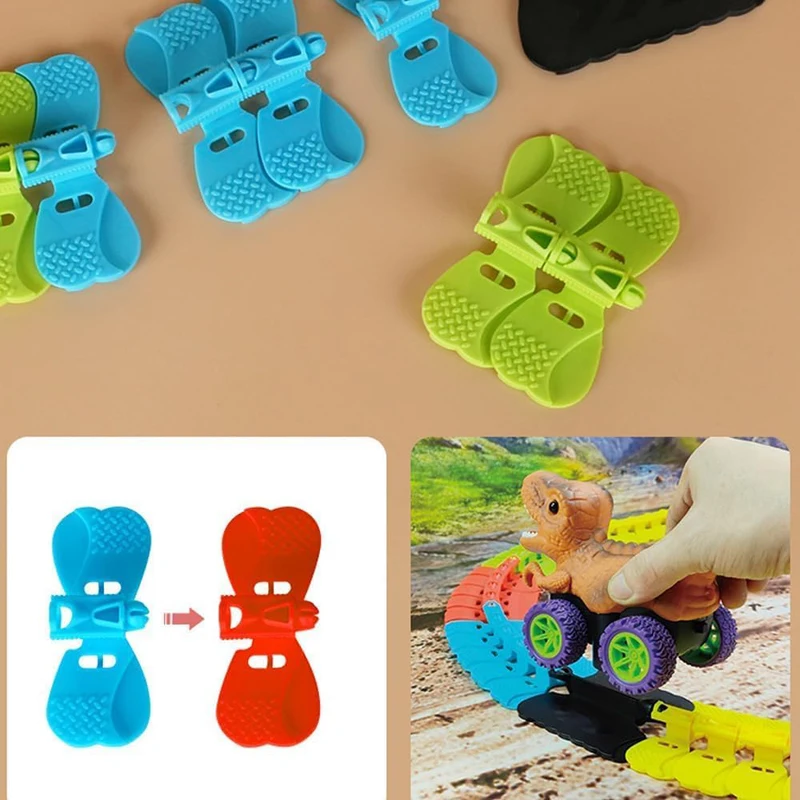 Динозавр с антигравитационным автомобилем динозавр Детские обучающие игрушки