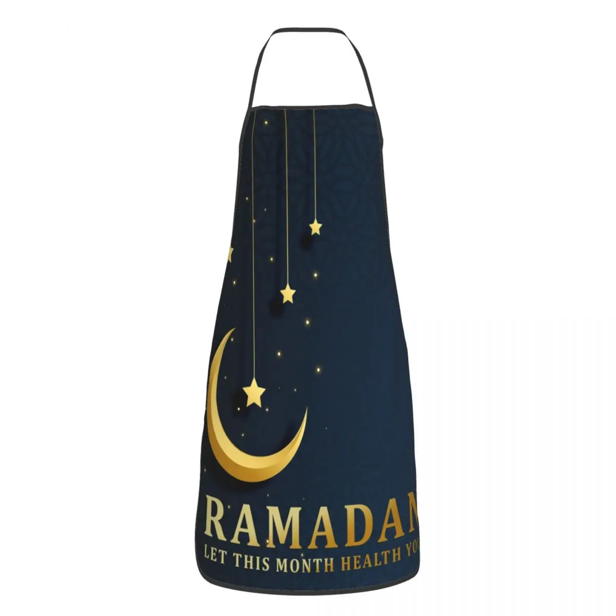

Смешной фартук Eid Mubarak Moon Star нагрудник для мужчин и женщин унисекс кухонный шеф-повар Мусульманский Исламский Рамадхан фартук кухня для гото...
