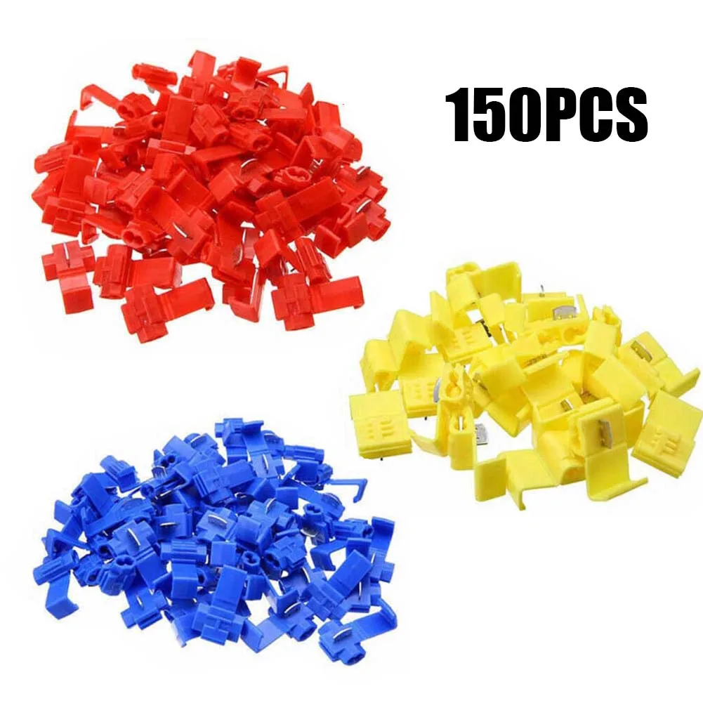 

Splice Wire Connector Cable Connectors Crimp Quick 150pcs Terminals Accessories Kit Lot Pack Parts Replacement