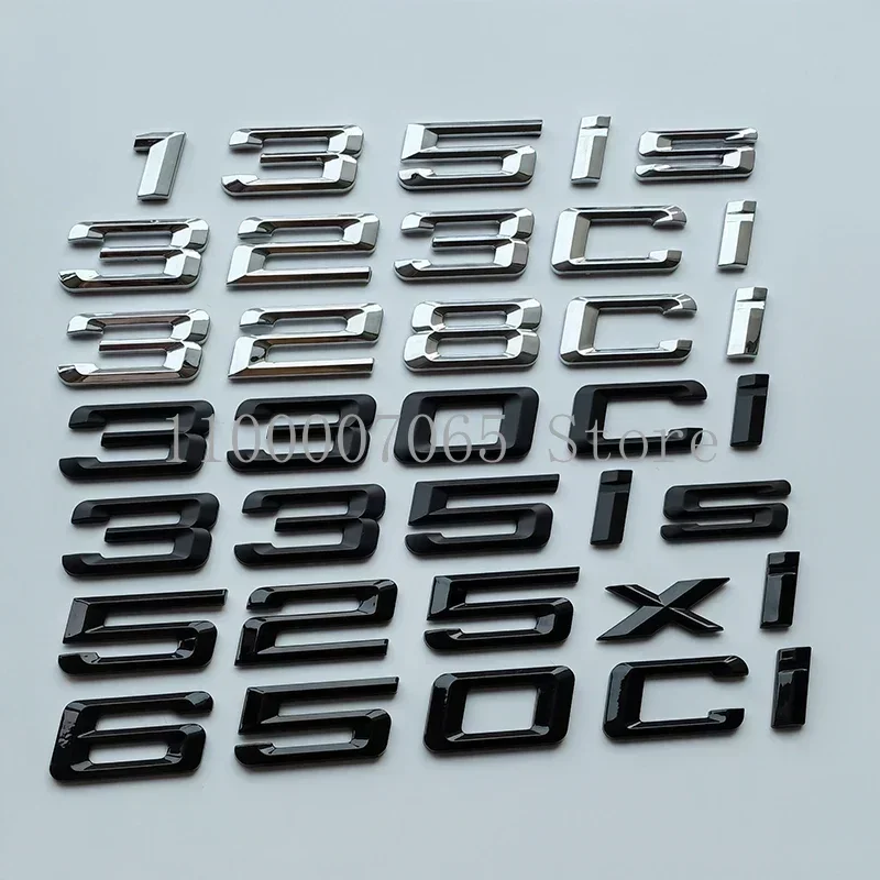 Цифры-буквы 135is 323Ci 325Ci 328xi 330Ci 335is 525xi 530xi 645Ci 650Ci эмблема АБС для BMW Автомобильная