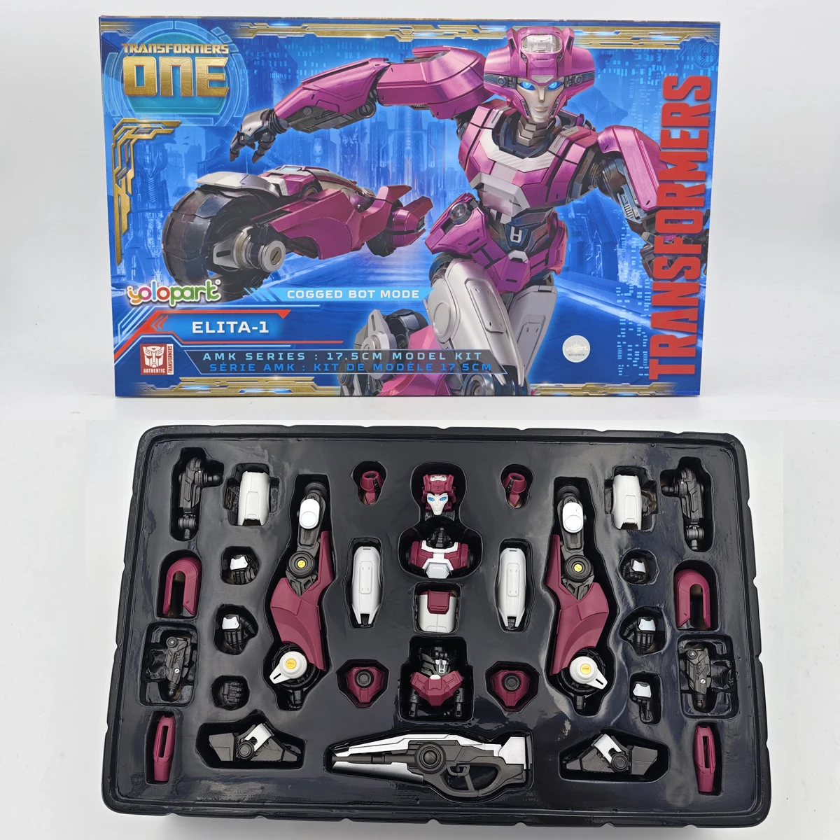Yolopark ELITA-1 ELITA ONE Cogged Bot Mode 17 5 см Трансформеры One Toys Модельный комплект Фигурки
