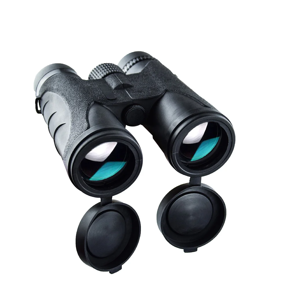 

10x42 Binoculars Telescope Zoom Optic Lens Spotting Scope Binoculars Coating Lenses Night Vision FMC Waterproof (Black)