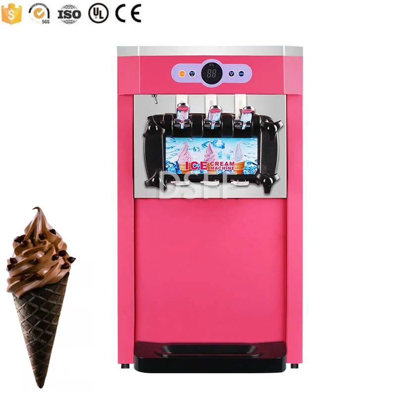 Коммерческая конусная машина для мягкого мороженого замороженного йогурта