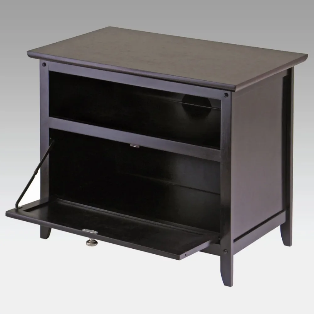 

Wood Zara TV & Media Stand Espresso FinishFreight Free Tv Stand Living Room Furniture Cabinet Home