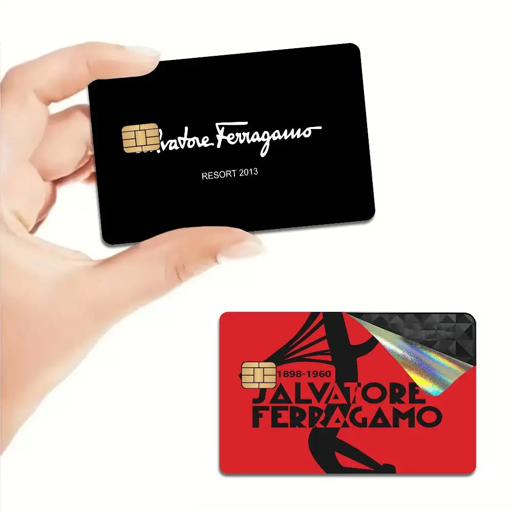 Фото Наклейка-пленка S-Salvatore F-Ferragamo с аниме-дизайном для кредитных, дебетовых, банковских и проездных карт №2