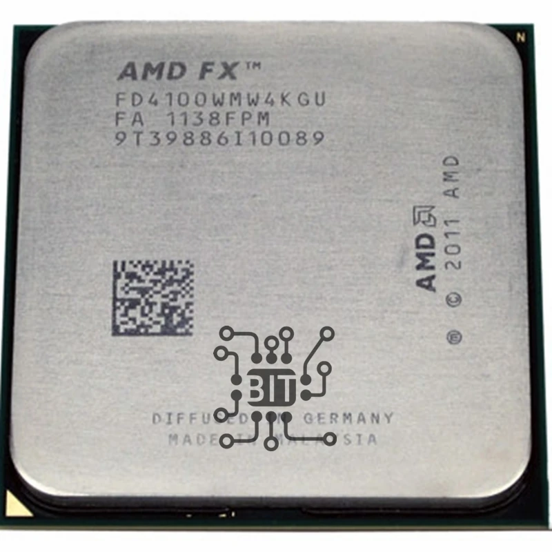

AMD FX-Series FX4100 FX-4100 FX 4100 3.6 GHz Quad-Core Quad-Thread CPU Processor FD4100WMW4KGU Socket AM3+