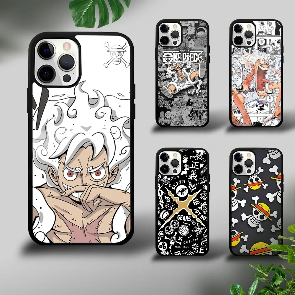 Чехол для телефона Anime O-One P-Pie-ce L-Luffy iPhone 16 15 14 13 12 11 Pro Xs Max Mini Plus Celulares Hard Funda
