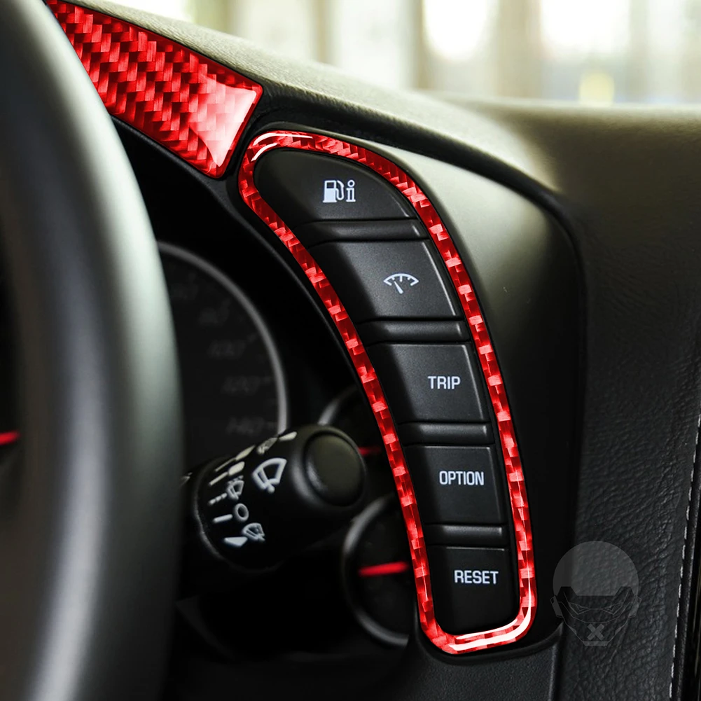 

Наклейка для салона автомобиля из углеродного волокна, наклейка на приборную панель автомобиля, декоративная наклейка на приборную панель ...