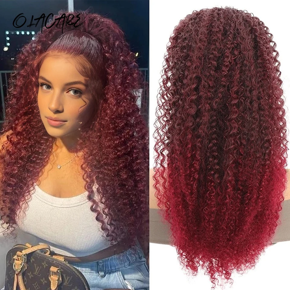 OLACARE кудрявый хвостик на шнурке для африканских женщин афро странные вьющиеся