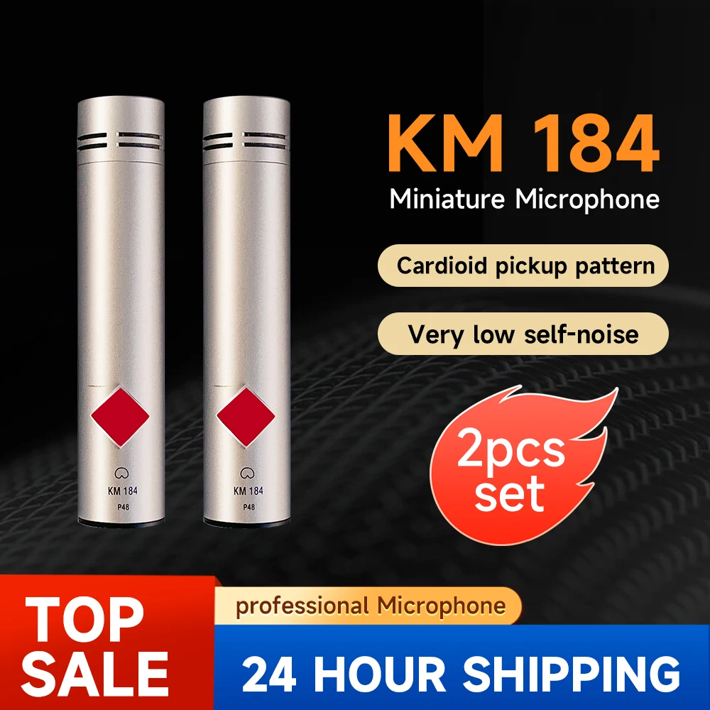 Кардиоидный микрофон KM184 миниатюрный конденсаторный с маленькой диафрагмой