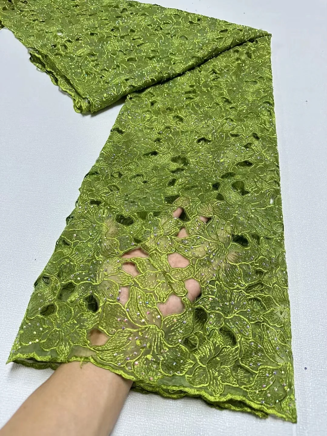 Африканская бархатная кружевная ткань 2024 роскошная швейцарская вышивка 3D