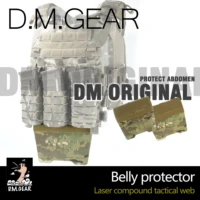 dmgear tactical vest belly double sided molle crotch guard mc camouflage belly guard