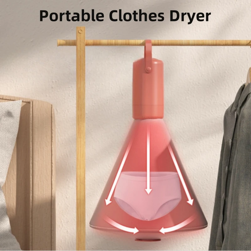 

Multifunctional Portable Clothes Dryer Household Mini Shoe Dryer Travel Small Hangable Baking Dehydrator Air Warmer Heater Fans