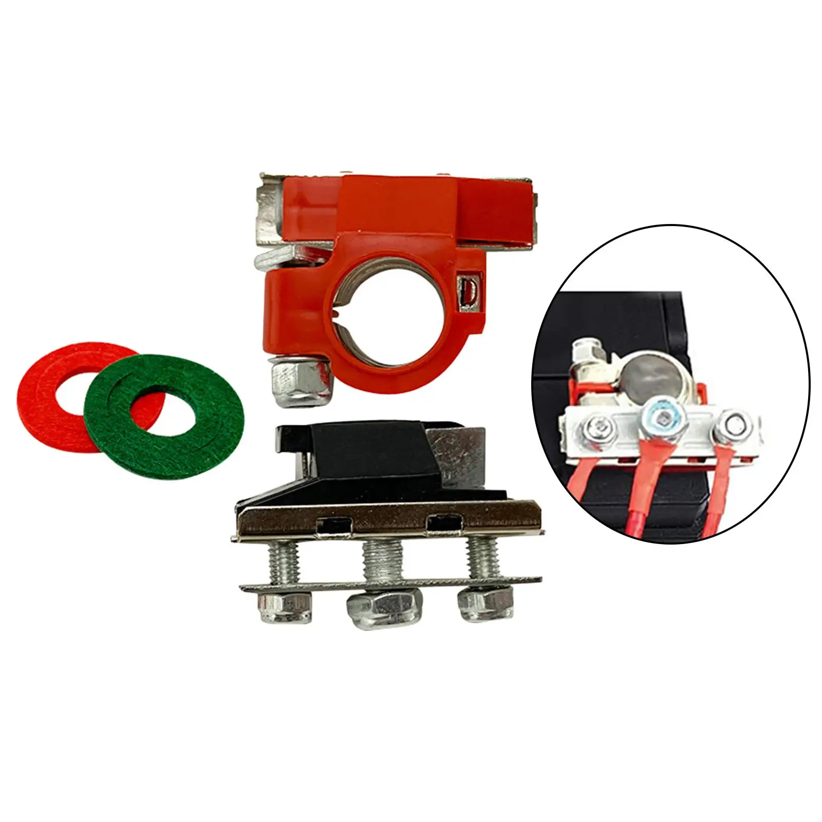 

Quick Disconnect Battery Main Cable Post Terminal Shut-Off Connectors Boat Race