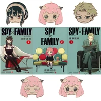 anime spy x family brooch pin anya yor loid enamel badge brooches for women men clothing backpack cosplay prop metal jewelry