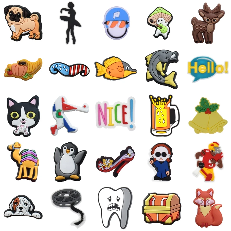 

Shoes Accessories Kids Shoe Charms Boy Wholesale Bulk Decorations for Crocs Girl Women Charm Men Gifts Para Pins Packs Set Jeans