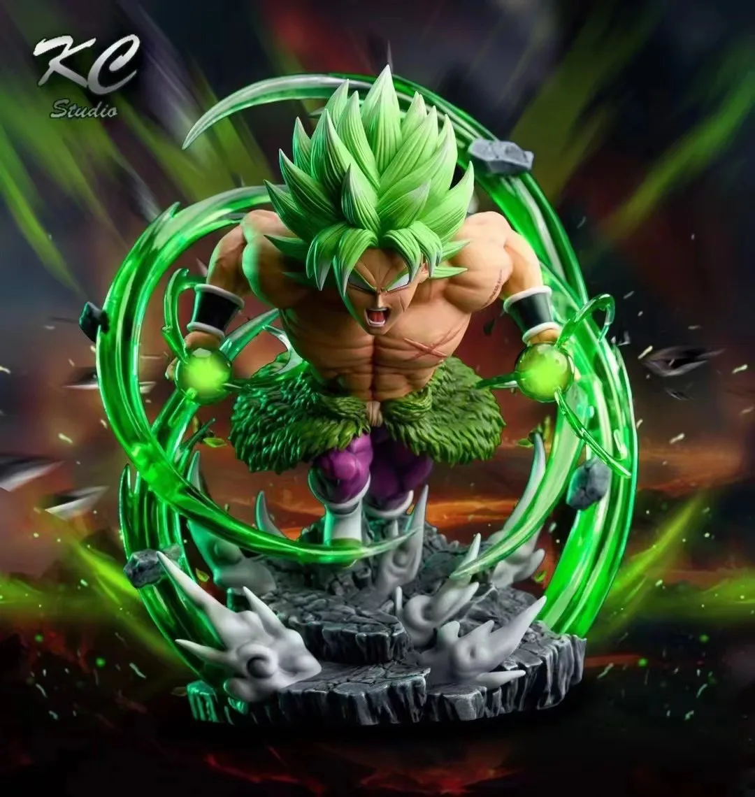 

16cm Dragon Ball Anime Figure Super Broly Super Saiyan FULLPOWER Action Figure PVC Model Doll Collect Desktop Ornament Gift Toys