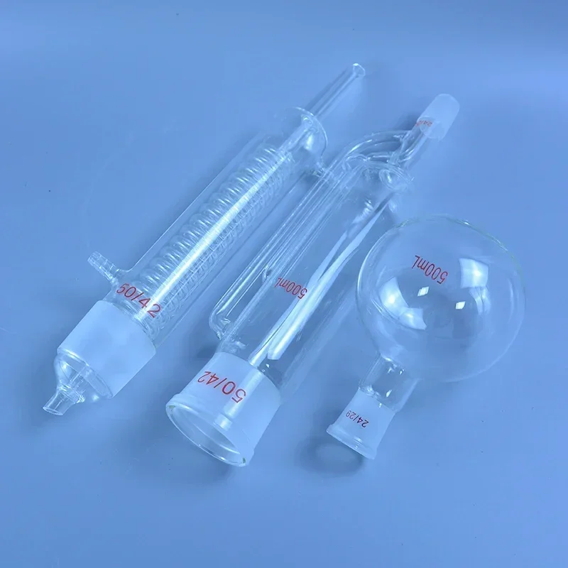 Высококачественный лабораторный стеклянный экстрактор Soxhlet емкостью 150 мл/250